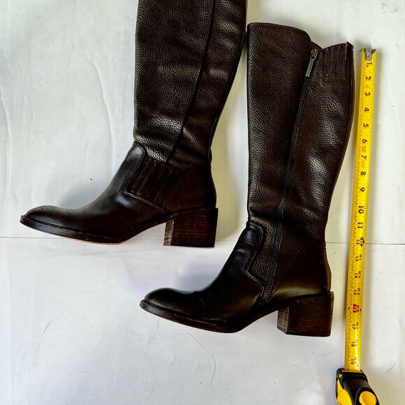 Donald J. Pliner Brown Heeled Boots - Picture 9 of 11